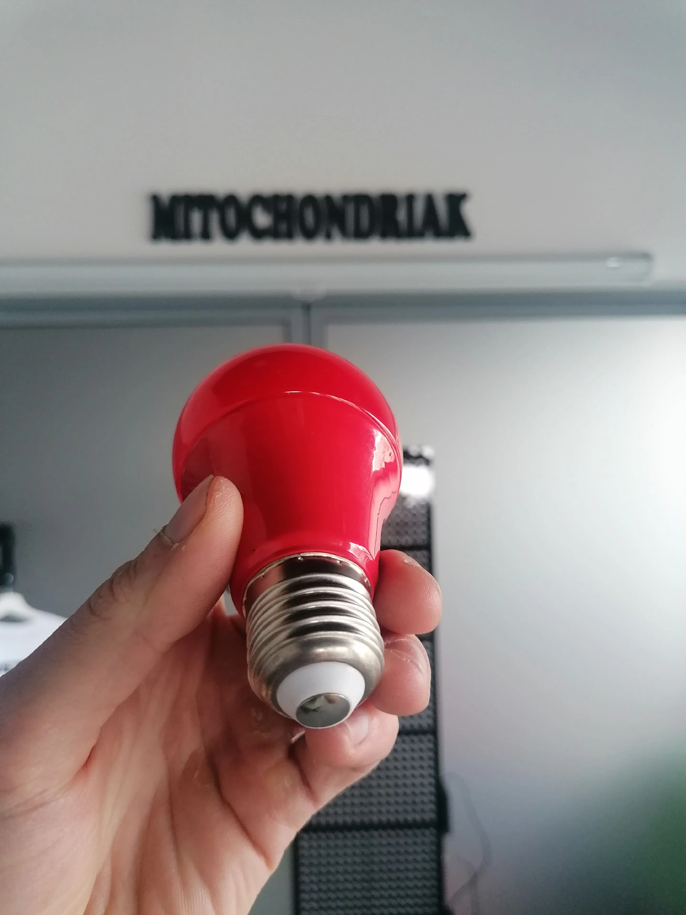 Mitochondriak® rote Abendlampe E27 - Produktabbildung