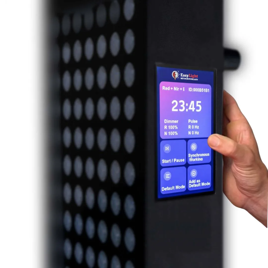 Touchdisplay des Mitochondriak® Office, Bedienoberfläche des Geräts