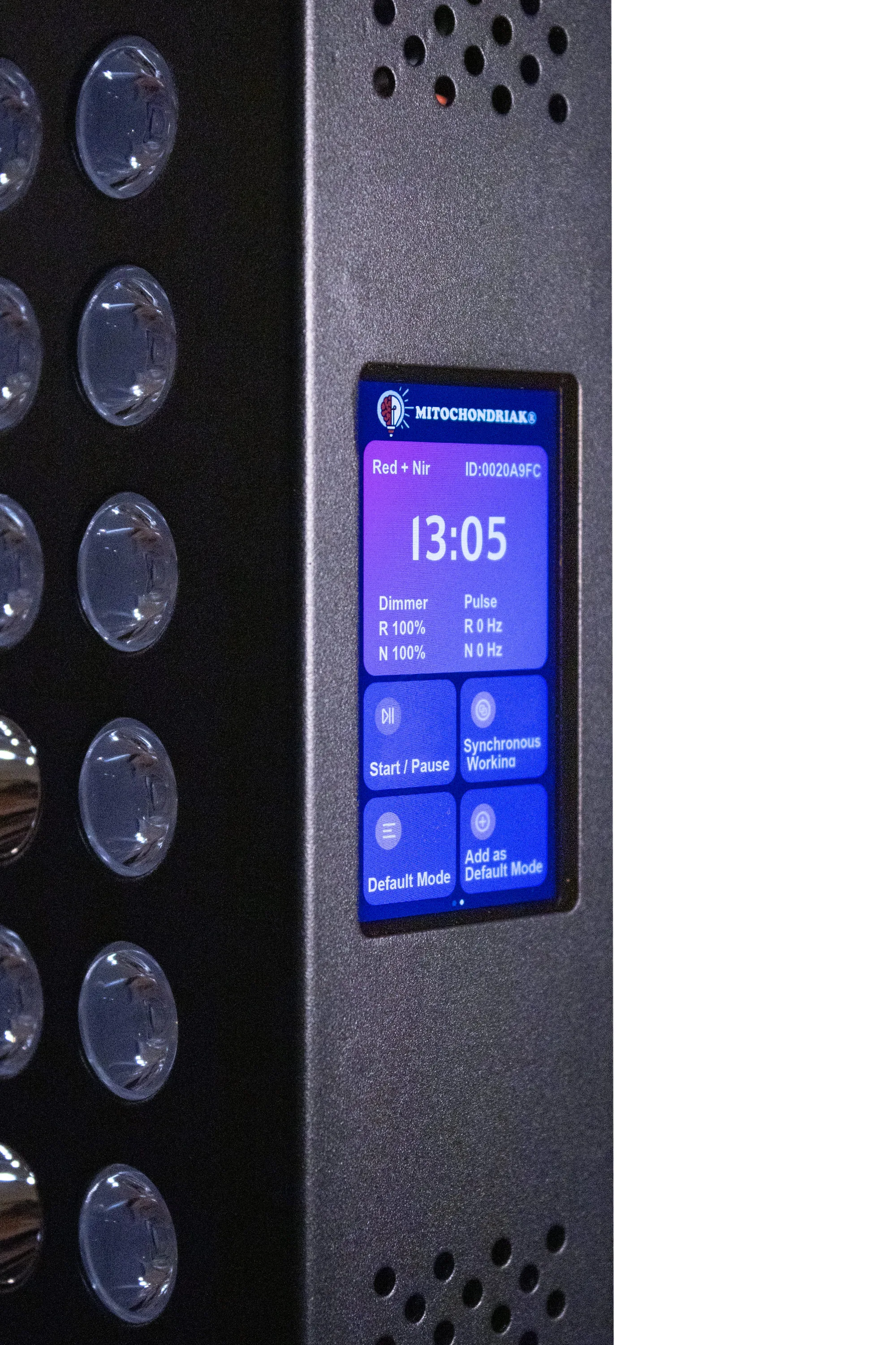 Mitochondriak® Profi Rotlichtpanel mit Touchdisplay - Produktabbildung