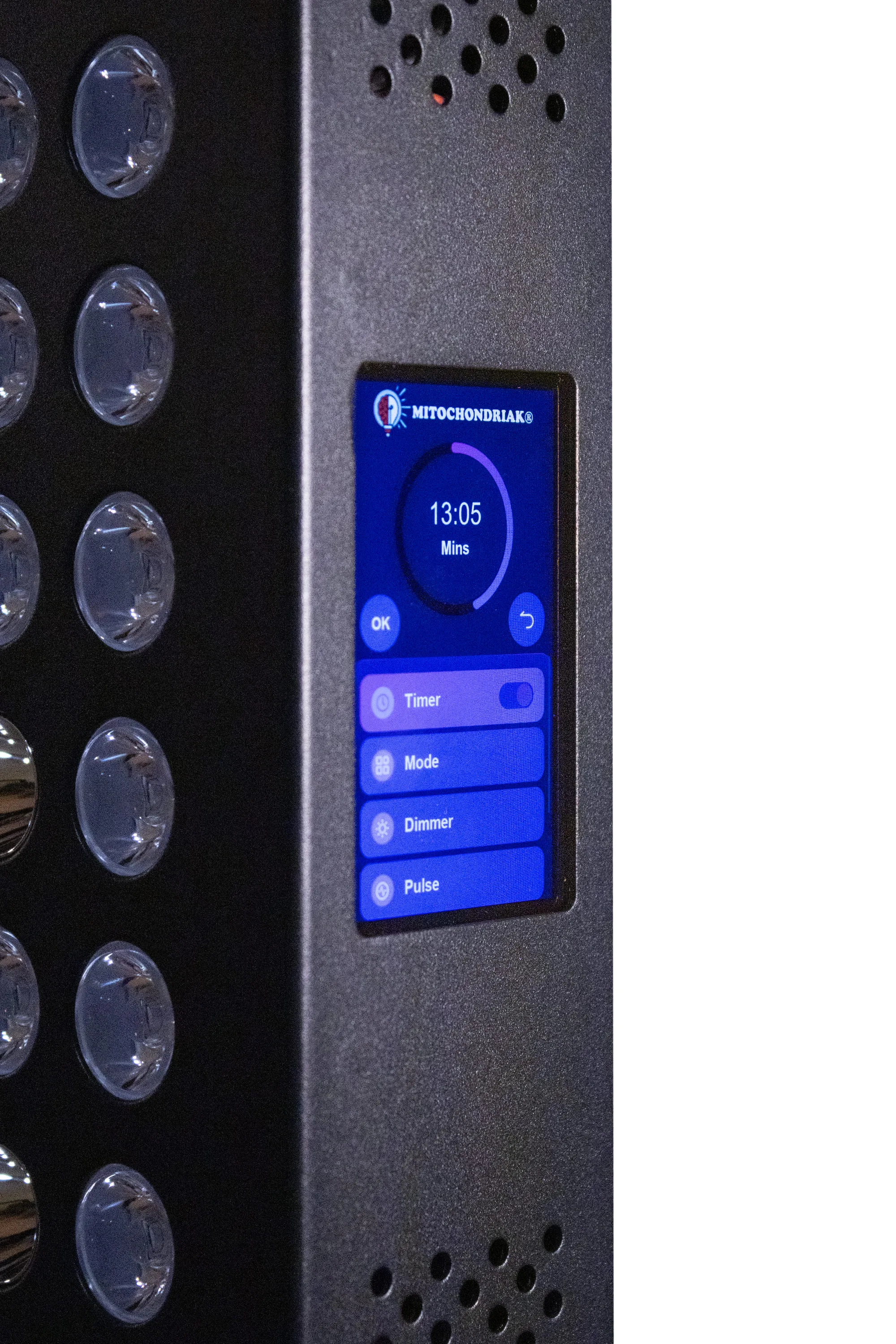 Mitochondriak® Profi Rotlichtpanel mit Touchdisplay - Produktabbildung