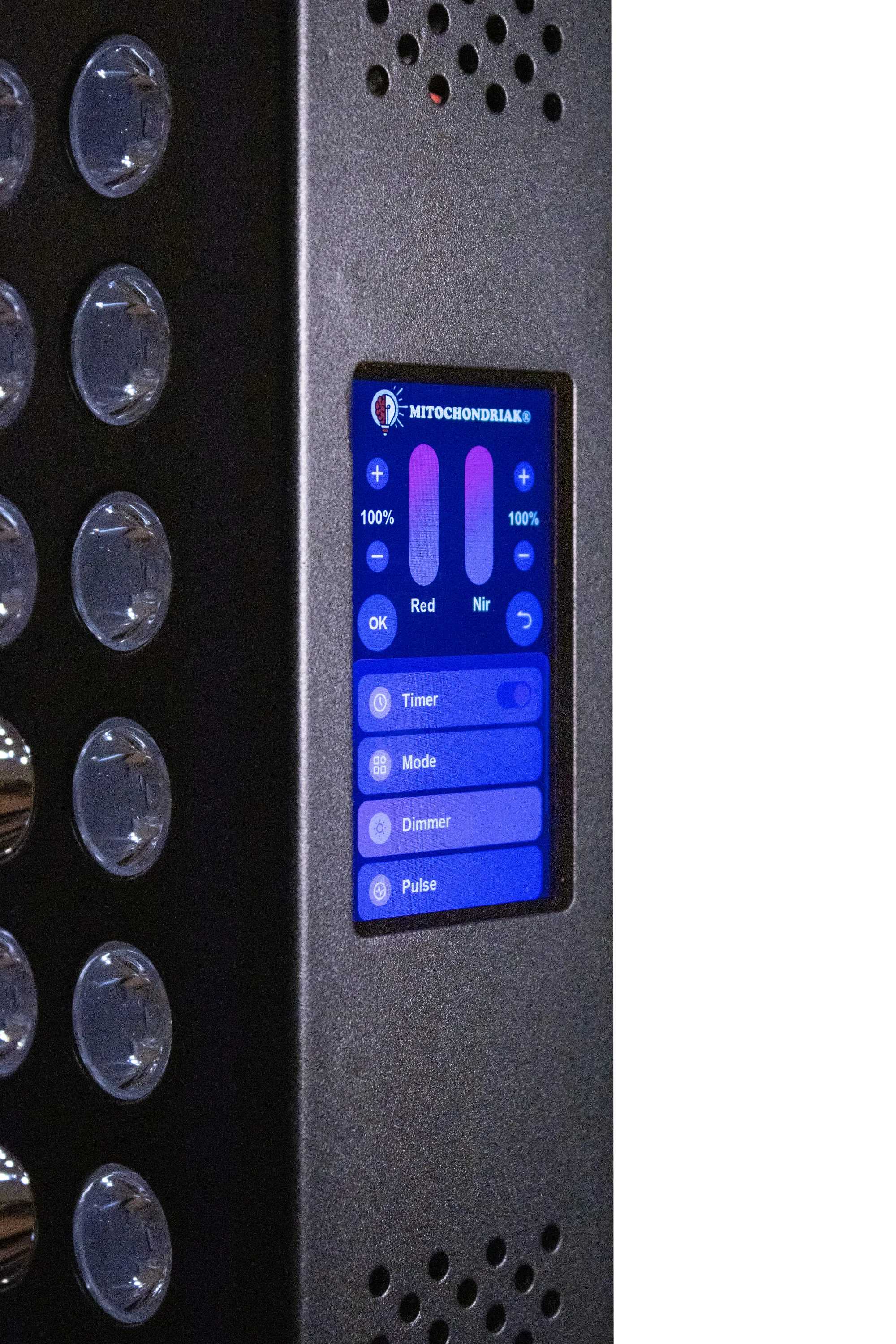 Mitochondriak® Profi Rotlichtpanel mit Touchdisplay - Produktabbildung