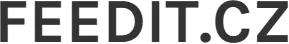 Logo von FeedIt.cz, tschechisches Nachrichtenportal, das über die Grounding-Barfußschuhe von Mitochondriak® berichtet hat