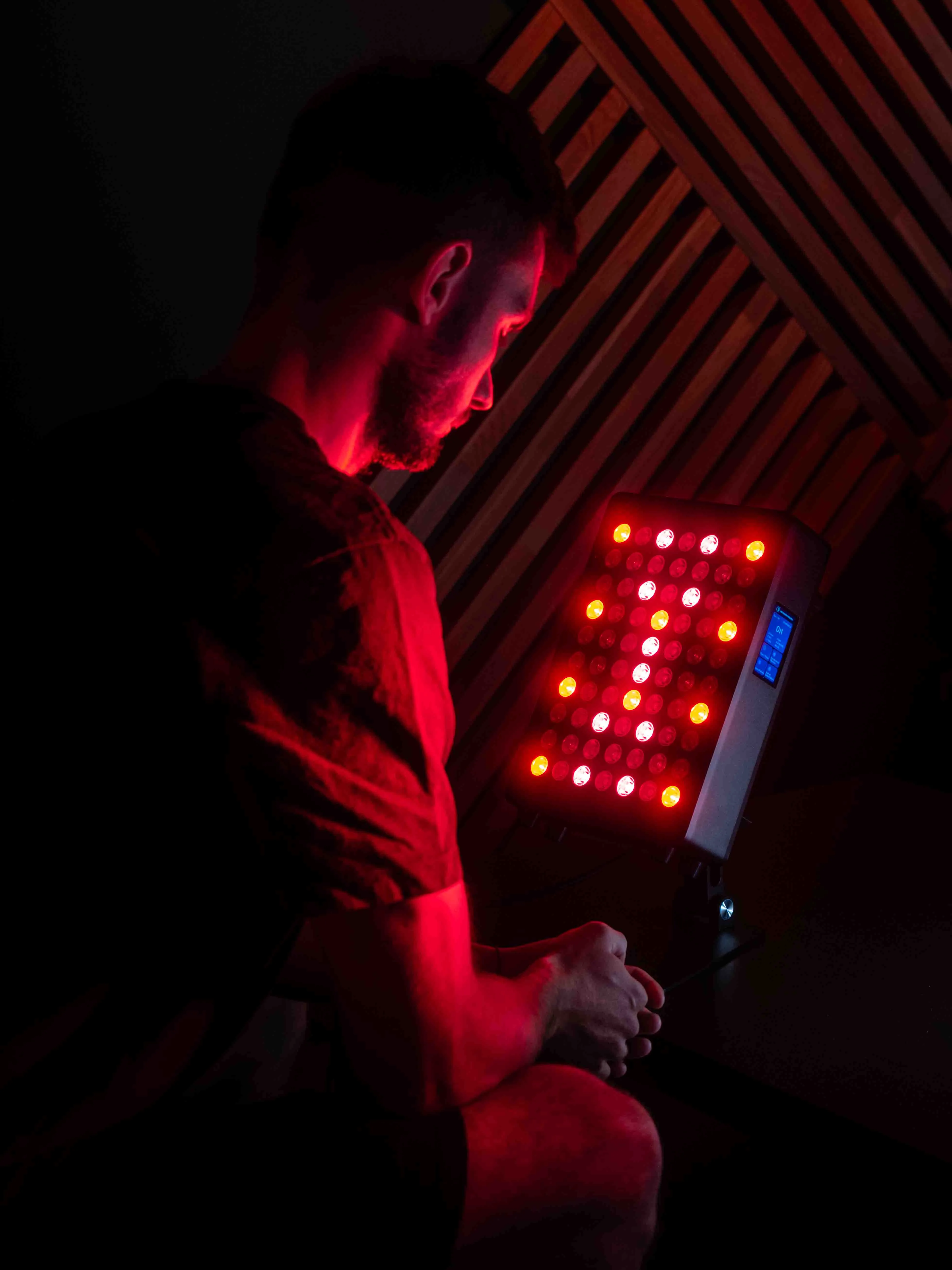 Mitochondriak® Office Rotlichtpanel mit Touchdisplay - Produktabbildung