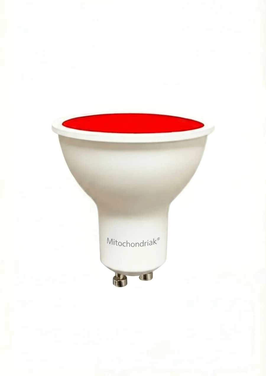 Rote Abendlampe Mitochondriak® GU10 – Produktbild 1